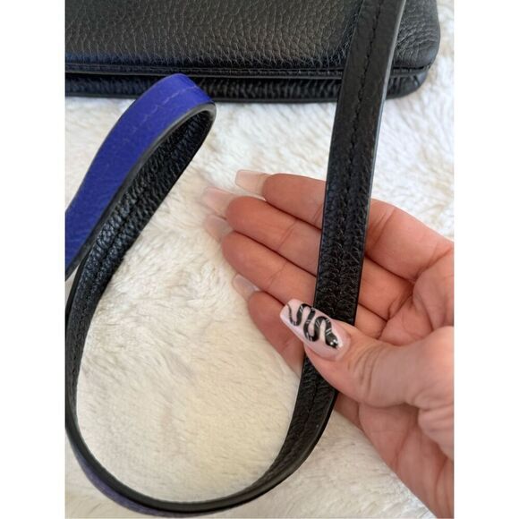 Kate Spade Black 100% Leather Crossbody Purse With Leather Tassels - Picture 11 of 15